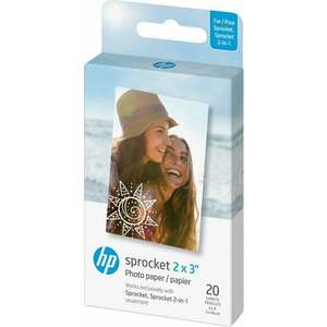 HP Zink Paper Sprocket 20 db fotópapír kép