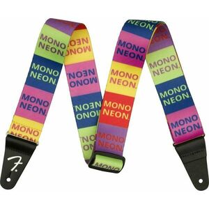 Fender MonoNeon Logo Strap Textil gitár heveder Multi kép