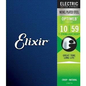 Elixir 19074 Optiweb Light-Heavy 7 String Elektromos gitárhúrok kép