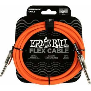 Ernie Ball Flex Instrument Cable Straight/Straight 3 m Egyenes - Egyenes Hangszórókábel kép