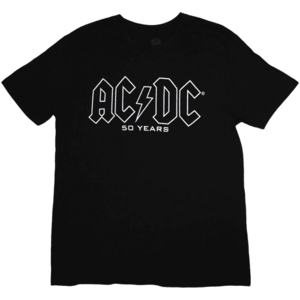 AC/DC Ing Logo History Unisex Black S kép