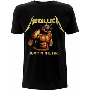 Metallica Ing Jump In The Fire Vintage Unisex Black M kép