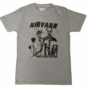 Nirvana Ing Incesticide Stacked Logo Unisex Green S kép