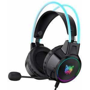 Onikuma X15 PRO Double-Head Beam RGB Wired Gaming Headset Fekete PC headset kép