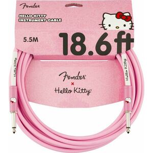 Fender Hello Kitty Instrument 18ft / 5‚49 m Egyenes - Egyenes Hangszórókábel kép