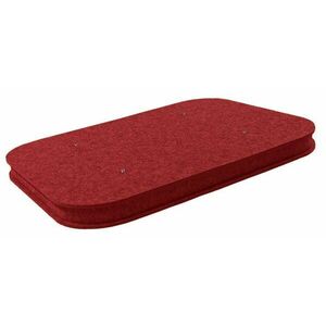 Mega Acoustic AcouCloud Flat PET 7 cm Dark Red Akusztikai panel kép