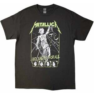 Metallica Ing Justice Faces Unisex Charcoal Grey XL kép