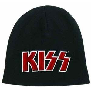 Kiss Sapka Red on White Logo Black kép