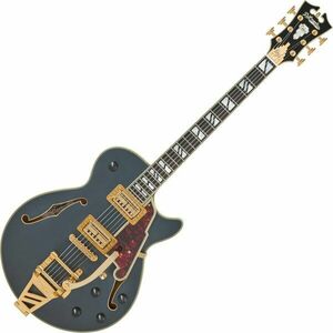 D'Angelico Deluxe Bobby Weir 3 Matte Stone Félakusztikus - jazz-gitár kép