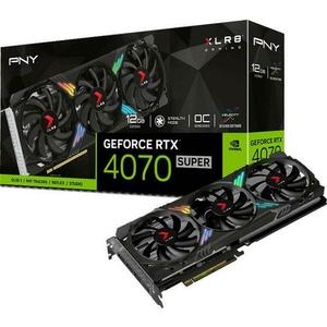 GeForce RTX 4070 SUPER XLR8 Gaming 12GB GDDR6X (VCG4070S12TFXXPB1-O) kép