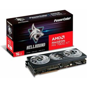 Radeon RX 7800 XT Hellhound OC 16GB GDDR6 (RX7800XT 16G-L/OC) kép