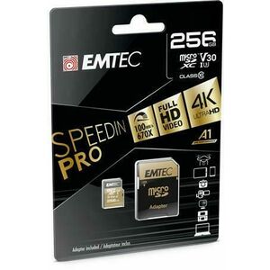 SpeedIN microSDXC 256GB UHS-I/U3/V30/A2 (MEMSD256GS) kép