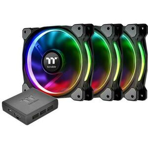 Riing Plus 12 RGB TT 120x120x25mm 3 Pack (CL-F053-PL12SW-A) kép