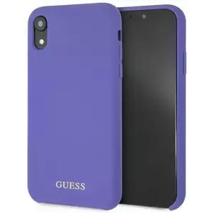 Tok Guess iPhone XR Purple Hard Case Silicone (GUHCI61LSGLUV) kép