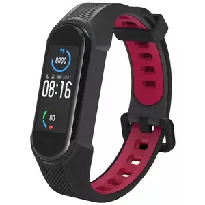 Óraszíj TECH-PROTECT ARMOUR XIAOMI MI SMART BAND 5 / 6 / 7 / NFC BLACK/RED kép