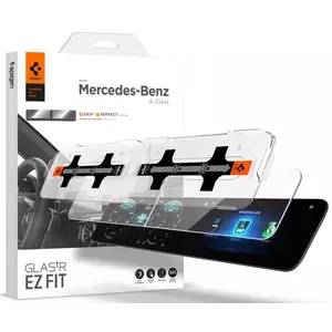 TEMPERED KIJELZŐVÉDŐ FÓLIA SPIGEN GLAS.TR ”EZ FIT” SET MERCEDES A-CLASS 2020 / 2021 (AGL03631) kép