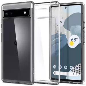 Tok Spigen Ultra Hybrid, clear - Google Pixel 6a (ACS04477) kép