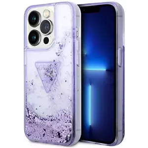 Tok Guess GUHCP14LLFCTPU iPhone 14 Pro 6, 1" purple hardcase Liquid Glitter Palm Collection (GUHCP14LLFCTPU) kép