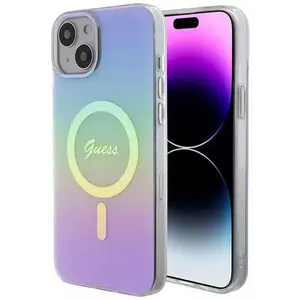 Tok Guess GUHMP15MHITSU iPhone 15 Plus 6.7" purple hardcase IML Iridescent MagSafe (GUHMP15MHITSU) kép