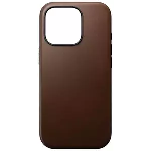 Tok Nomad Modern Leather case, brown - iPhone 16 Pro (NM01696285) kép