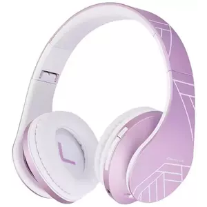 Fejhallgató PowerLocus P2 Wireless Headphones for kids (pink-white) kép