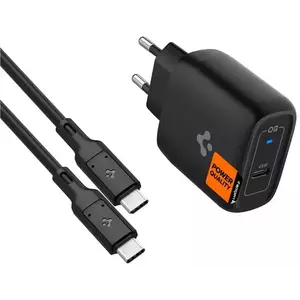 Töltő Spigen ArcStation Pro 45W Wall Charger, black - GaN / 1-Port (ACH02588) kép