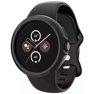 Tok Spigen Liquid Air, matte black - Google Pixel Watch 3 (45mm) (ACS07598) kép