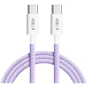 Kábel TECH-PROTECT ULTRABOOST LITE TYPE-C CABLE PD60W/3A 200CM MAUVE (5906302380923) kép