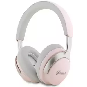 Fejhallgató Guess Bluetooth ANC/ENC Headphones GUBHC22PSBCSMP Pink DB Metal Script Logo (GUBHC22PSBCSMP) kép