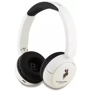 Fejhallgató US Polo Bluetooth On-Ear Headphones USHPV6PUNH white DH Color Logo (USHPV6PUNH) kép