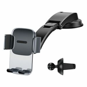 Baseus Car Mount 2in1 autós telefontartó, fekete (SUYK000001) kép