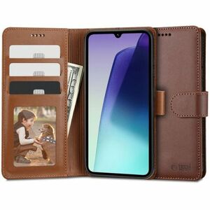 Tech-Protect Wallet könyv tok Xiaomi Redmi 14C / Poco C75, barna kép