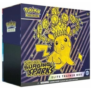 Kartová hra TCG: Scarlet & Violet Surging Sparks Elite Trainer Box (Pokémon) kép