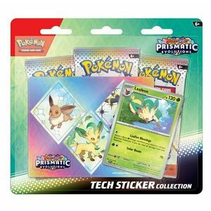 Kartová hra Pokémon TCG: Scarlet & Violet Prismatic Evolutions Tech Sticker Leafeon (Pokémon) kép