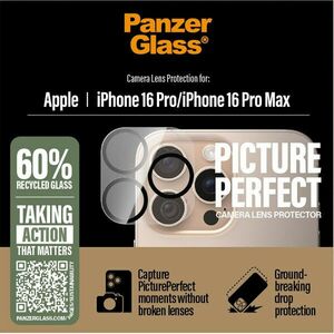 PanzerGlass Ochranný kryt objektívu fotoaparátu Hoops pre Apple iPhone 16 Pro/16 Pro Max kép