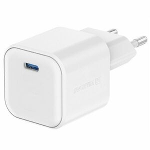 SWISSTEN GaN network adapter 1x USB-C 35 W PD, white kép