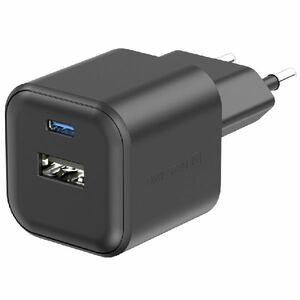 SWISTEN sieťový adaptér GaN 1x USB-C 35 W PD + 1x USB-A 27 W QC, čierny kép