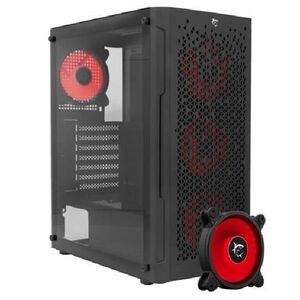 White Shark BULLET BLACK PC skriňa so štyrmi ventilátormi DASH, čierna kép