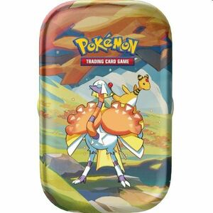 Kartová hra Pokémon TCG: Vibrant Paldea Mini Tin Espathra & Ampharos (Pokémon) kép