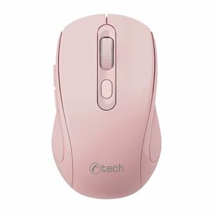 Bezdrôtová myš C-Tech WLM-12, duálny mód, BT5.0, USB, 1600 DPI, ružová kép