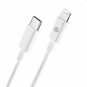 Sturdo Dátový a nabíjací kábel MFi USB-C/Lightning, 3A, 1m, biely kép