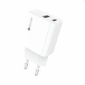 Sturdo Sieťová nabíjačka 3A, PD, 20W + USB QC, biela kép