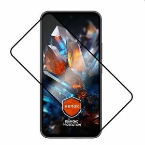 FIXED Armor prémiové ochranné tvrdené sklo pre Samsung Galaxy A55 5G, čierne kép