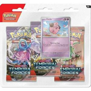 Kartová hra Pokémon TCG: Scarlet & Violet Temporal Forces 3 Blister Clefa (Pokémon) kép