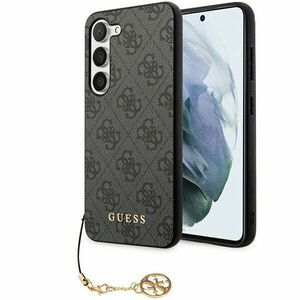 Zadný kryt Guess 4G Charms pre Samsung Galaxy S24, šedá kép