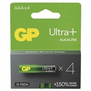 Emos GP Alkalická batéria GP Ultra Plus LR03 (AAA) 4 ks kép