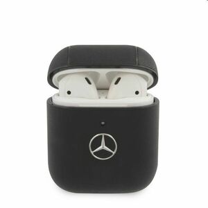 Mercedes kožené puzdro pre AirPods 1/2, čierne kép