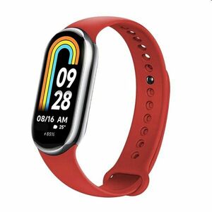 FIXED Silikónový remienok pre Xiaomi Mi Band 8, červená kép