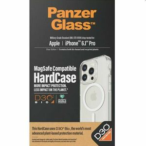 Zadný kryt PanzerGlass HardCase D3O s MagSafe pre Apple iPhone 15 Pro, transparentná kép