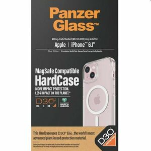 Zadný kryt PanzerGlass HardCase D3O s MagSafe pre Apple iPhone 15, transparentná kép